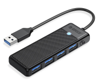 Orico Hub USB-A 4 porty USB-A 3.0 5Gbps czarny - 1355496 - zdjęcie 1